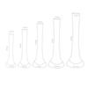 Indoor Gardening Flower Arrangement Glass Flower Vase, Single Stem Flower Tall Posy Bouquet Vase Crystal Clear Vase, Heavy Base, Bedroom Wedding Vase Rose vases (Color : Clear, Size : 11.511.560CM) view 2
