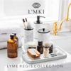 Marble & Matte Black Bathroom Accessories Set - Toothbrush Holder, Soap Dispenser, Modern Black Bathroom Decor view 2