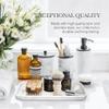 Marble & Matte Black Bathroom Accessories Set - Toothbrush Holder, Soap Dispenser, Modern Black Bathroom Decor view 4