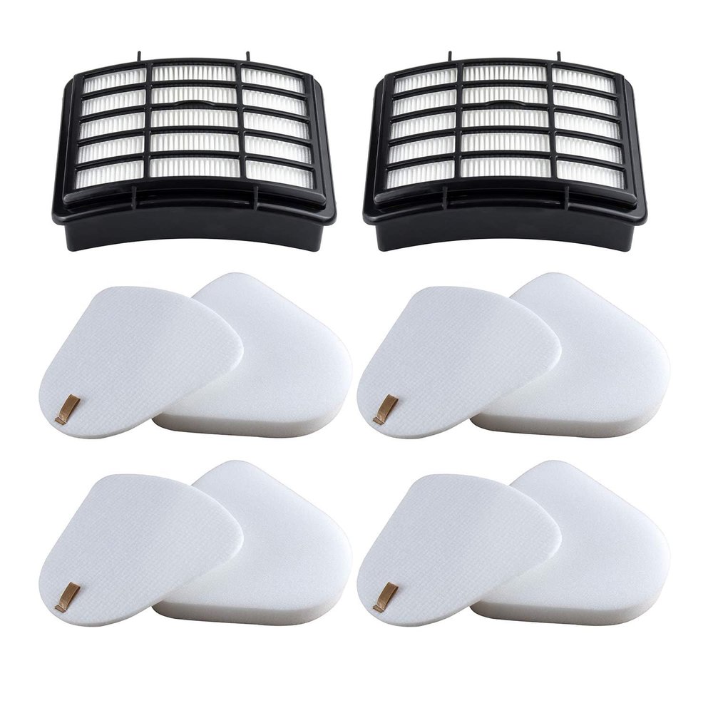 2 HEPA + 4 Foam & Felt Filters Compatible with Shark Navigator Lift-Away Deluex NV350, NV351, NV352, NV355, NV356E, NV357, NV360, NV370, NV391, UV440, UV490, UV540, Part # XFF350 & XHF350