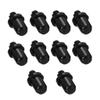 angwang 10Pair DIY Audio Speaker Buckles Plastic Speaker Grill Peg Ball Socket Fastener Screw Part Kit for Speaker Accessories, Black view 1