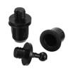 angwang 10Pair DIY Audio Speaker Buckles Plastic Speaker Grill Peg Ball Socket Fastener Screw Part Kit for Speaker Accessories, Black view 2