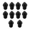 angwang 10Pair DIY Audio Speaker Buckles Plastic Speaker Grill Peg Ball Socket Fastener Screw Part Kit for Speaker Accessories, Black view 3