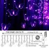 Butterfly Curtain Fairy Lights USB Plug in,8 Modes 120 LED 19.7FT Firefly Twinkle Timer String Lights with Remote, Waterproof Copper Wire for Bedroom Patio Christmas Wedding Party Dorm (Purple) view 2