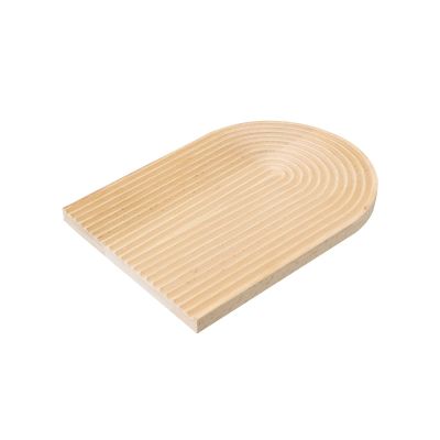 ANOVEL Wooden Serving Tray Decorative Platter for Coffee Table,Dining Tables,Decorative Display,Countertop,Kitchen Vanity Serve Tray
