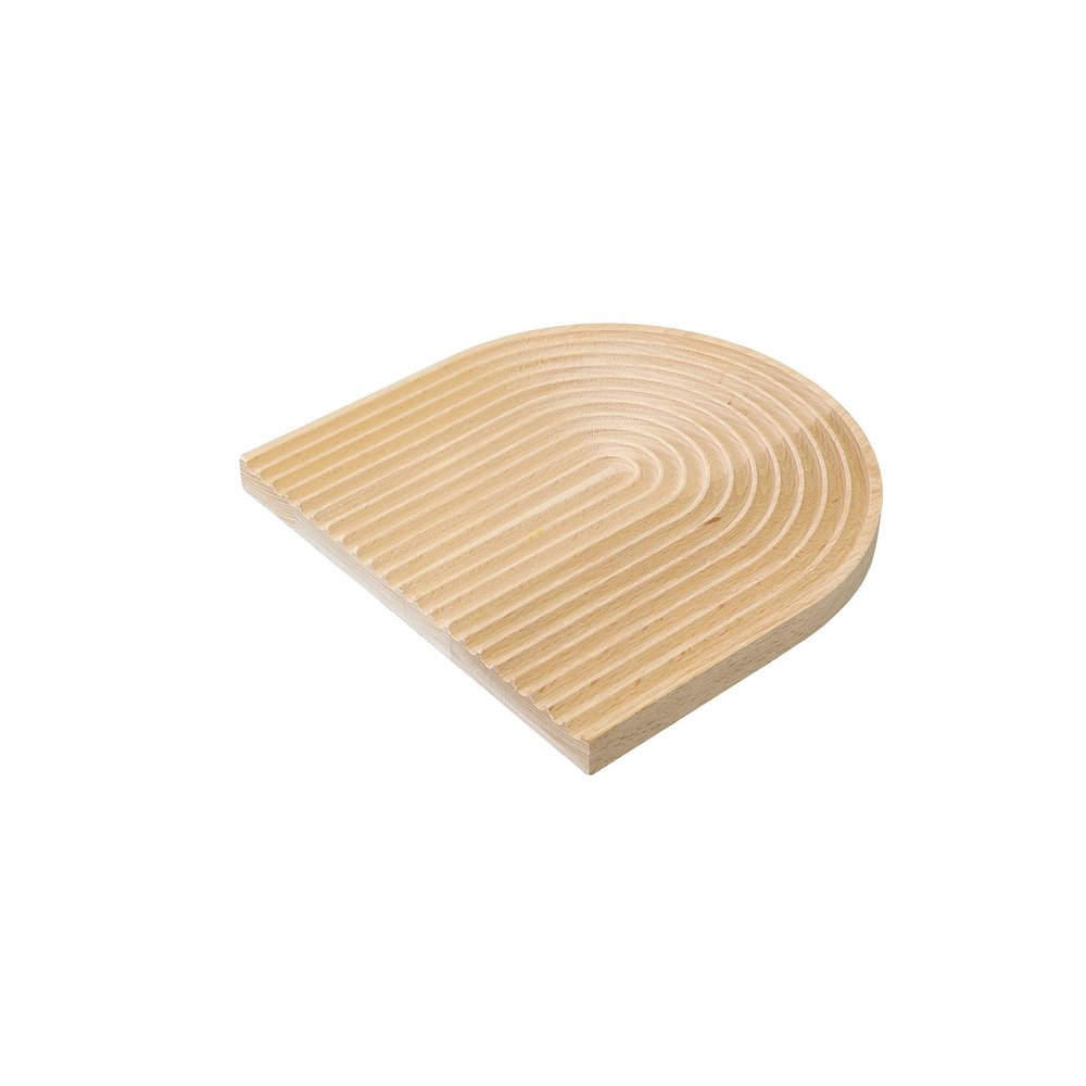 ANOVEL Wooden Serving Tray Decorative Platter for Coffee Table,Dining Tables,Decorative Display,Countertop,Kitchen Vanity Serve Tray
