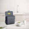 Joseph Joseph Compo Mountable Food Waste Caddy, Easy-Fill with Adjustable Air Vent Compost Bin, 4 Liters/1 Gallon, Graphite view 4
