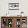 LifeSong Milestones Personalized Home Framed Shadow BoxWelcome to The Lake House Gift for Parents, Christian Wall Decor for Husband, Wife Housewarming Table and Shelf Sitters 12x18 (Gray) view 2