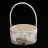 harayaa Set of 2 Pieces Elegant Champagne Floral Flower Girls Basket view 4