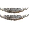 Curtain Tiebacks Leaves Shape Curtain Tiebacks, Golden Bathroom Curtain Holdbacks, Simple Spring Curtain Straps, Bedroom Creative Wall Decoration, No Installation Required view 1