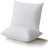 Acanva Bed Pillows for Sleeping 2 Pack, Alternative Microfiber Filled, Natural Cover Skin-Friendly, Soft and Supportive for Side Back Sleepers, King (Pack of 2), White view 2