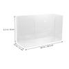 EXCEART 1pc Wall Mounted Acrylic Disposable Gloves Rack Tissue Box Holder for Easy Organization of Disposable Gloves and Tissues for Home and Shop Use view 3