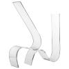 Acrylic Shoes Stand Display, 2Pcs Heels Display Inserts for Boutique, Retail, Womens Shoes Shop Shelf view 1