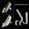 Acrylic Shoes Stand Display, 2Pcs Heels Display Inserts for Boutique, Retail, Womens Shoes Shop Shelf view 3