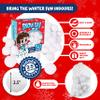 Giraffe 50 Pack Jumbo Fun Fake Snowball for Kids 2.5 Inches - Artificial Snowballs Bulk for Indoor and Outdoor - Snow Ball for Decorations, Winter Toy Games Fights - Fun Christmas Party Activities view 2