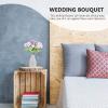 ABOOFAN 1pc Wedding Simulation Bouquet Decor Artificial Flowers Dried Flowers Bouquet Party Supplies Bride Wedding Supplies Silk Cloth view 2