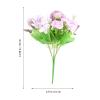 ABOOFAN 1pc Wedding Simulation Bouquet Decor Artificial Flowers Dried Flowers Bouquet Party Supplies Bride Wedding Supplies Silk Cloth view 3