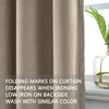 cololeaf Home Decor Velvet Curtain 96 Inches Long Grommet Curtain Panel Window Treatment for Living Room - Extra Wide Curtain for Hall Guest Room - Taupe 100W x 96L Inch (1 Panel) view 3