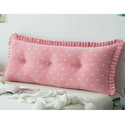 Feelme Rectangular Headboard Pillow, Soft Support Pillow Reading Lumbar Support Cushion,backrest Bolster Cushion, for Bed/Sofa Reading Pillow