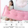 Feelme Rectangular Headboard Pillow, Soft Support Pillow Reading Lumbar Support Cushion,backrest Bolster Cushion, for Bed/Sofa Reading Pillow view 3