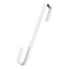 DUO ER Wreath Hanger Hook Black Premium Over The Door Metal Sided Wreath Hanger Kitchen Hanging Storage Hook (Color : White) view 1