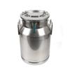 40 Liter 10.5 Gallon Stainless Steel Milk Can Wine Milk bucket Wine Pail Bucket Milk Can Tote Jug with Sealed Lid Heavy Duty (40L/ 10.5Gallon) view 2