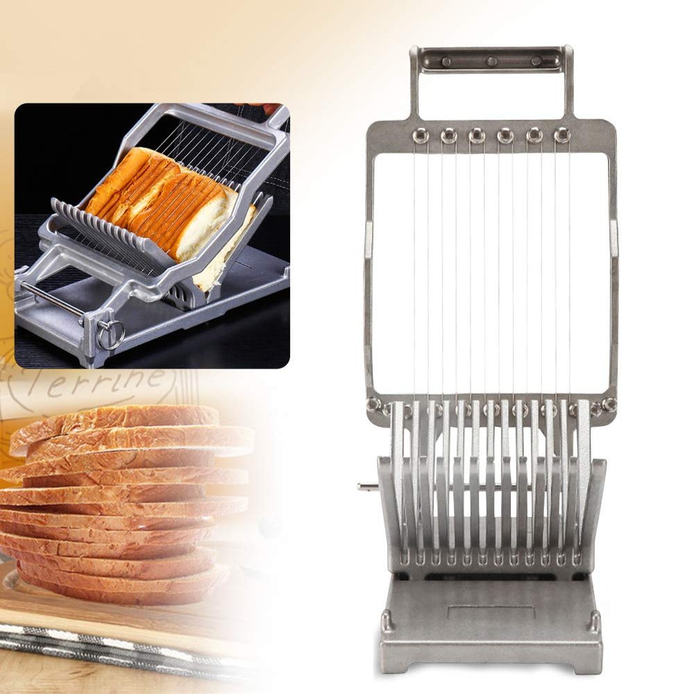Commercial Cheese Slicer Equipped with 1cm and 2cm Stainless Steel Wire Cheese Cutter Household Butter Cutting Board Machine Blade Replaceable Stainless Steel Kitchen Cutter Tools for Cheese Butter