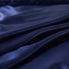 ABP Collection Duvet Set - Navy Blue Duvet Covers King Size 94X104 King/Cal King Size with Zipper Closure & Corner Ties, Soft Silky Satin Comforter Cover Sets 3 Pieces (1 Duvet Cover & 2 Pillowcases) view 3