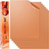 SKYBD Copper Grill Mats for Outdoor GrillSet of 6), Nonstick & Easy to Clean BBQ Grilling Sheets, Reusable & Heavy Duty Mats Works on Outdoor Gas, Electric, Charcoal Grill view 1