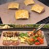 SKYBD Copper Grill Mats for Outdoor GrillSet of 6), Nonstick & Easy to Clean BBQ Grilling Sheets, Reusable & Heavy Duty Mats Works on Outdoor Gas, Electric, Charcoal Grill view 2