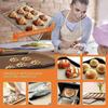SKYBD Copper Grill Mats for Outdoor GrillSet of 6), Nonstick & Easy to Clean BBQ Grilling Sheets, Reusable & Heavy Duty Mats Works on Outdoor Gas, Electric, Charcoal Grill view 3
