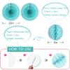 YUNXUAN Donut Birthday Party Decorations, Donut Party Supplies Paper Lanterns Fan Honeycomb Ball Hanging Paper Lanterns for Baby Shower Kids Birthday Party Ice Cream Party Decorations view 4