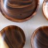 1pc Practical Wooden Cutlery Household Basin Fruit Bowl Salad Bowl Wooden Tableware Household And Basins Fruit Bowls (20X7.5CM) view 3