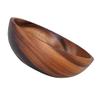 1pc Practical Wooden Cutlery Household Basin Fruit Bowl Salad Bowl Wooden Tableware Household And Basins Fruit Bowls (20X7.5CM) view 4