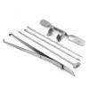 Salaty Stainless Steel Capon Tool, Durable 5Pcs Chicken Capon Tool, Small and Light Castration Chicken Tool for Poultry Farms Tools Salatyz2octp96dv view 2