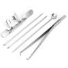 Salaty Stainless Steel Capon Tool, Durable 5Pcs Chicken Capon Tool, Small and Light Castration Chicken Tool for Poultry Farms Tools Salatyz2octp96dv view 4