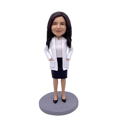 coloves Customize One Person Bobbleheads Figures Fully Custom Made Clay Bespoke Sculpture for Kids Couple Family and The Aged