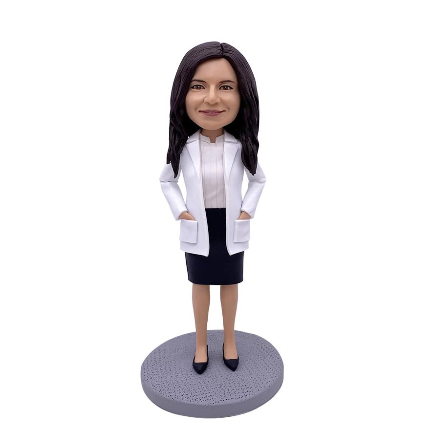 coloves Customize One Person Bobbleheads Figures Fully Custom Made Clay Bespoke Sculpture for Kids Couple Family and The Aged