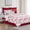 C&F Home Colonial Williamsburg Arcadia Crimson Red Twin Quilt Set Machine Washable Reversible Cotton Quilt Set Twin 2 Piece Set Crimson view 1