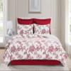 C&F Home Colonial Williamsburg Arcadia Crimson Red Twin Quilt Set Machine Washable Reversible Cotton Quilt Set Twin 2 Piece Set Crimson view 3