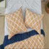 C&F Home Carver Ochre Embroidered Diamond Print Reversible Premium Cotton Queen Quilt Queen Yellow view 3