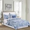 C&F Home Blue Coast Shells Twin Bed 2 Piece Cotton Quilt Set Indigo Blue & White Summer Beach Ocean Coastal Nautical Reversible Machine Washable Lightweight Bedspread Bedding Coverlet Twin 2 Piece Set view 1