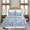 C&F Home Blue Coast Shells Twin Bed 2 Piece Cotton Quilt Set Indigo Blue & White Summer Beach Ocean Coastal Nautical Reversible Machine Washable Lightweight Bedspread Bedding Coverlet Twin 2 Piece Set view 4