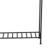 C&F Home Iron 3-Rung Blanket & Quilt Storage Organizer Rack 30" x 36" All Seasons Spring Fall Winter Home Living Room Bedroom Fireplace Sturdy Decor Decoration 30 x36 inches Black view 3
