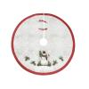C&F Home Woodland Treeskirt 54" White view 1