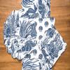 C&F Home Reef Shores Cotton Quilted Table Runner 14" x 51" Blue and White Seaside Pattern Reversible Coastal Nautical Beach Themed Cotton Machine Washable 14" x 51" Blue view 3