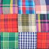 C&F Home Madras Multicolored Patchwork Reversible Plaid King Quilt 100% Cotton Lightweight Bedspread Coverlet King Blue view 2
