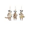 C&F Home Backpacking Badgers Set of 3 0.93" x 1.08" x 1.86" Grey view 1