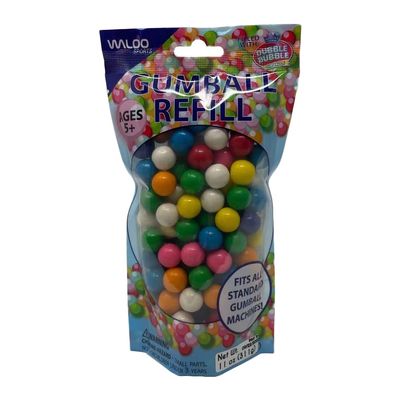 Waloo Sports Assorted Refill Gumballs .62 inch Small Gumballs for all Gumball Machines 11 OZ.