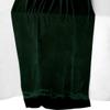 Koyal Wholesale Velvet Tablecloth, Extra Long 19 x 120-Inch Farmhouse Table Runner, Velvet Linen in Matte Emerald Green view 3